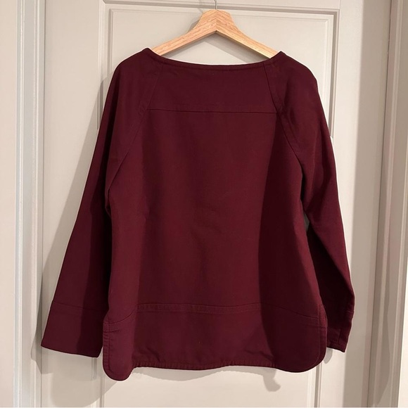 Women's Burgundy Top - Picture 3 of 4